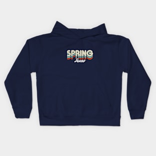 Retro Spring Texas Kids Hoodie